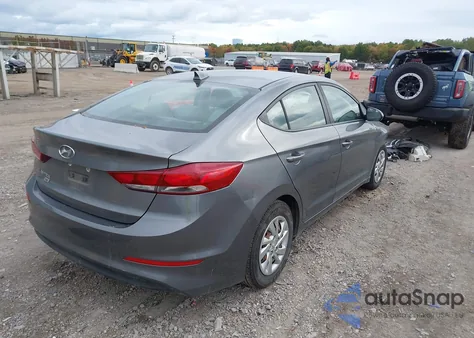 2018 Hyundai Elantra Se из США, поврежденный, VIN 5NPD74LF5JH359398